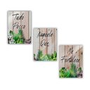 Ver imagem 3 de Kit Quadros Tudo Posso Naquele que Me Fortalece Kit134