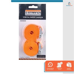 2 Cinta para Amarração de Carga sem Catraca 1" x 2,5m - Starfer - 6