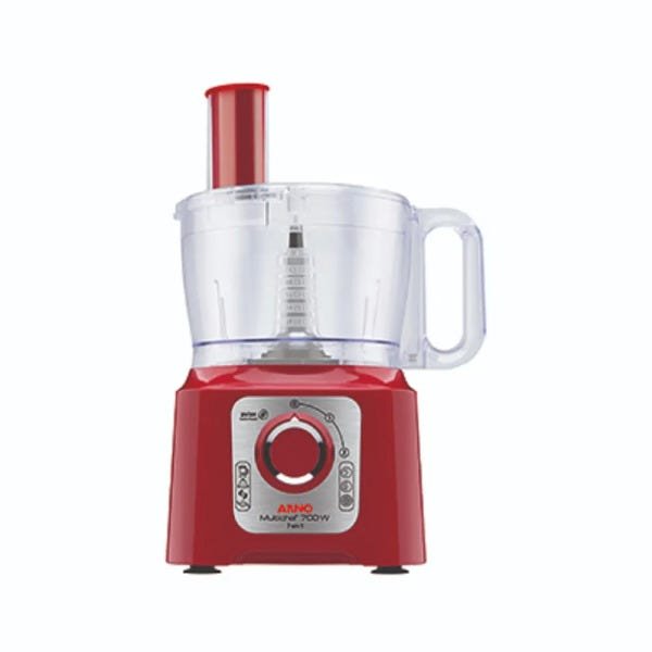 Processador de Alimentos Arno Multichef 7 em 1 Vermelho 127v Mp74