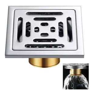 Ralo Anti Odor Inteligente Anti Insetos Aço Inox Banheiro 10x10
