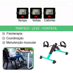 Mini Bicicleta Ergométrica Lorben Cicloergômetro para Pernas e Braços com Monitor Digital - 5