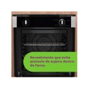 Ver imagem 4 de Forno a Gas de Embutir Consul Grill 78l Preto/ Prata Coa84br