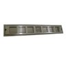 Ralo Linear Anti Odor Grelha Tampa Metal Escovado 60x10 Garagem - 1