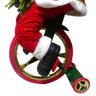 Papai Noel Musical Movimento Decorativo Natal Bike Triciclo Luz LED Natalino - 5