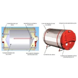 Boiler Térmico 200 Litros Baixa Pressão Inox Titan Ouro Fino - 2
