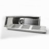 Ralo Anti Odor Tampa Linear Grelha Metal Escovado 30x10 Casa - 3