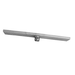 Ralo Invisivel Linear Anti Odor e Insetos Aço Inox Tampa Escovada Banheiro 58x8 Canto - 6