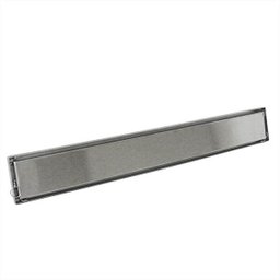 Ralo Invisivel Linear Anti Odor e Insetos Aço Inox Tampa Escovada Banheiro 58x8 Canto - 2
