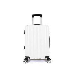 Mala de Bordo Abs 4 Rodas Adventure Fortt Branca - Mab01-br