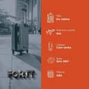 Ver imagem 4 de Mala de Bordo Abs 4 Rodas Adventure Fortt Branca - Mab01-br