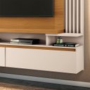 Ver imagem 7 de Home Painel Suspenso Vigo para Tv 55 Polegadas 181x168-cinamomo-off White-edecasamoveis