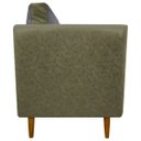 Ver imagem 4 de Kit 2 Poltronas Decorativas para Sala e Recepção Aviv Corino e Linho Premium Cores