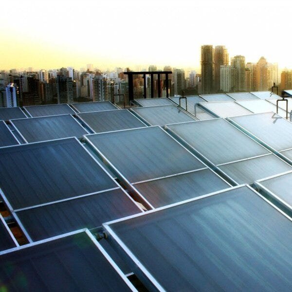 Coletor Solar Vertical 100cmx100cm Titan Ouro Fino - 2
