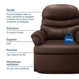 Poltrona do Papai Realeza em Courino Just Time - 9