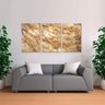 Conjunto Quadro decorativo Árvore Natureza Folhagem de Outono em Tecido - 3