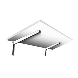 Mesa Dobrável Prat-k Branca com Suporte 1,5x40x60cm Pratik
