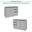 Ver imagem 6 de Balcão de Pia 120cm com Tampo Nara CabeCasa MadeiraOriginals