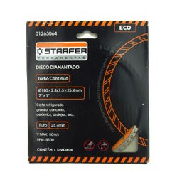 Disco Diamantado Turbo Starfer Eco 7 Polegadas - 2