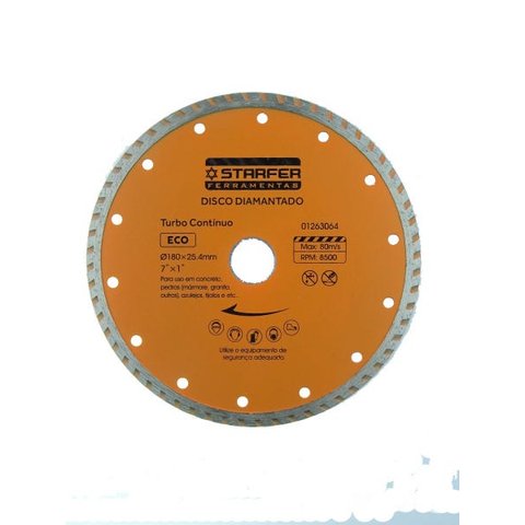 Disco Diamantado Turbo Starfer Eco 7 Polegadas