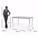 Ver imagem 7 de Conjunto Sala de Jantar Mesa Diana 6 Cadeiras Viana Espresso Móveis