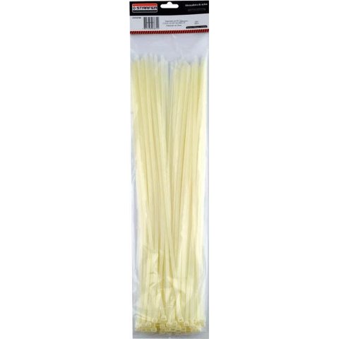 Abraçadeira Nylon Branca 300 X 4,8 Starfer Com 1000 Un.