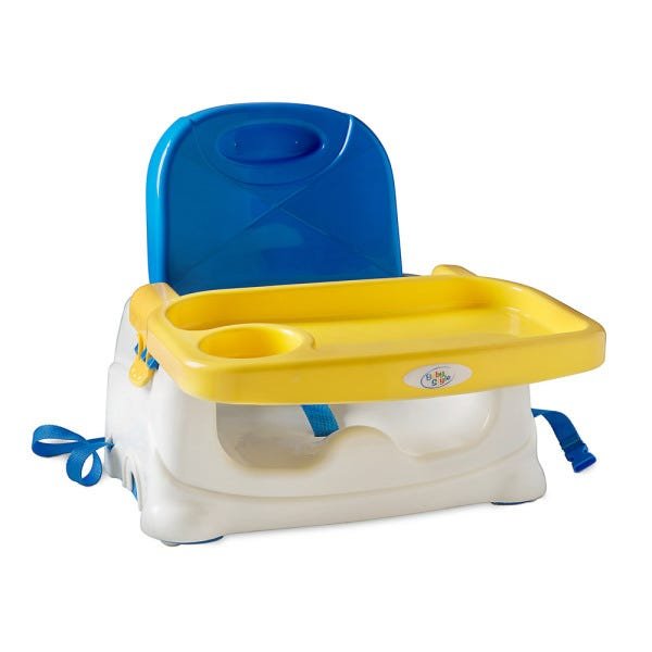 Cadeira Cadeirinha Alimentação Bebê Portátil Baby Style Azul
