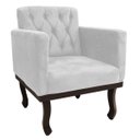 Ver imagem 4 de Kit Diva Recamier Diana 140cm Lado Esquerdo e 01 Poltrona Classic Suede - Doce Sonho Móveis RECAMIER