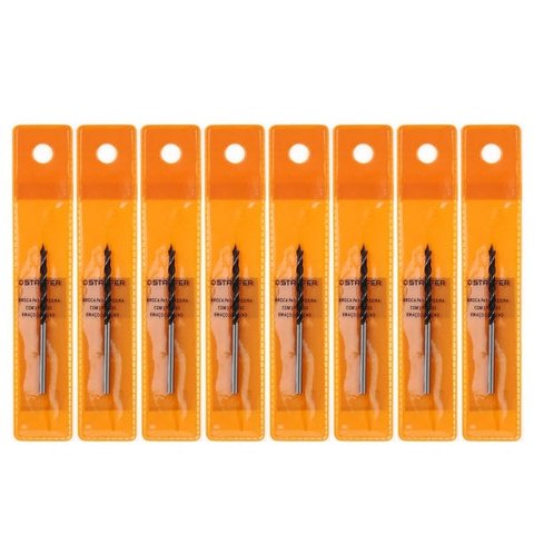 Kit broca 3 pontas para madeira Starfer 3 a 10mm - 8 peças
