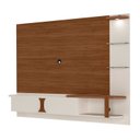 Ver imagem 2 de Painel Toronto para Tvs até 72 Pol. Cor Cedro C/off White