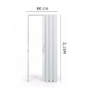 Ver imagem 3 de Porta Sanfonada BelPlast de PVC 60cm x 2,10M Cores - Branco