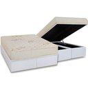 Ver imagem 1 de Conjunto Box Baú Queen: Colchão Espuma Luckspuma D45 Gran Luck Flora Pró Saúde + Base Crc