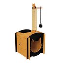 Ver imagem 1 de Casinha de Gato com Arranhador e Pompom de Encaixe - Preto