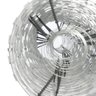 Cerca concertina dupla galvanizada eletrificada 45cm caixa para 10 metros (64 voltas) - 1