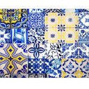 Ver imagem 1 de Kit 4 Jogo Americano Azulejo Azul 43cmx34cm