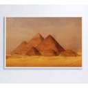 Ver imagem 5 de Quadro Pintura Pirâmides 90x60 Cm Adesivo Fotográfico