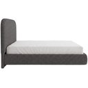 Ver mais imagens de Cama Queen Flutuante com Cabeceira 160cm Aura W01 Linho Cinza Escuro - Lyam Decor