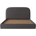 Ver imagem 7 de Cama Queen Flutuante com Cabeceira 160cm Aura W01 Linho Cinza Escuro - Lyam Decor