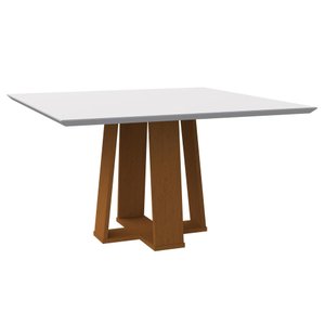 Mesa de Jantar Valencia 1,35X1,35 Ype/Off White New Ceval