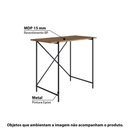Ver imagem 2 de Escrivaninha Industrial Tube - Carvalho/Preto
