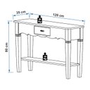 Ver imagem 3 de Aparador 1 Gaveta - Madeira Maciça - Estilo Demolição