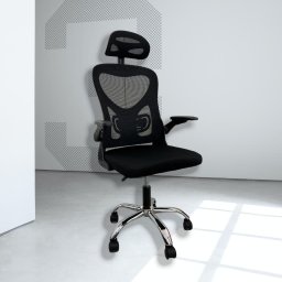 Cadeira de Escritorio Executivo Tela Mesh Ajuste Encosto - 4 Cadeira de Escritorio Executivo Tela Mesh Ajuste Encosto - 4