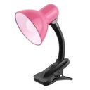 Ver imagem 1 de Luminária Mesa Garra Presilha Bivolt Leitura Estante Quarto Rosa