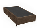 Ver imagem 2 de Cama Box Solteiro Colchão Mola Bonnel Belos Sonhos + Box Suede 68x88x188:marrom