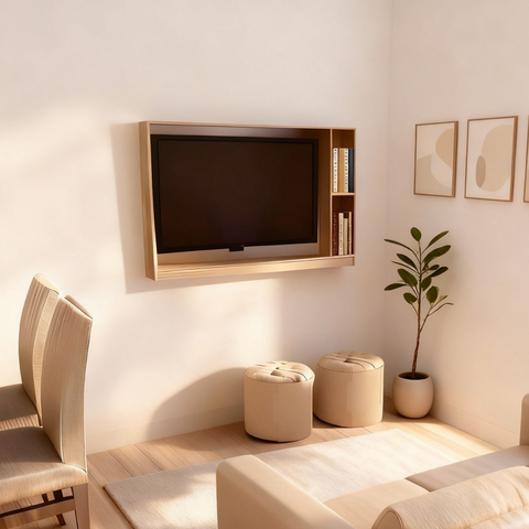 Estante Suspensa para TV até 40 " 115cm Byhouse