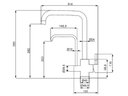 Ver imagem 4 de Torneira Monocomando Cozinha Mesa 2263 I82 Saida Água Filtrada