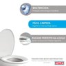 ASSENTO SANITARIO ASTRA OVAL TAMPA PRIVADA UNIVERSAL - 6