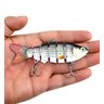 10 Iscas Artificiais Lambari Action Articulado 6 Segmentos - 10cm 18gr - 2