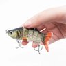10 Iscas Artificiais Lambari Action Articulado 6 Segmentos - 10cm 18gr - 3