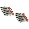 10 Iscas Artificiais Lambari Action Articulado 6 Segmentos - 10cm 18gr - 1