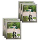 Ver imagem 1 de Kit 6 Porta Retrato Molduras 20x25 Prateado